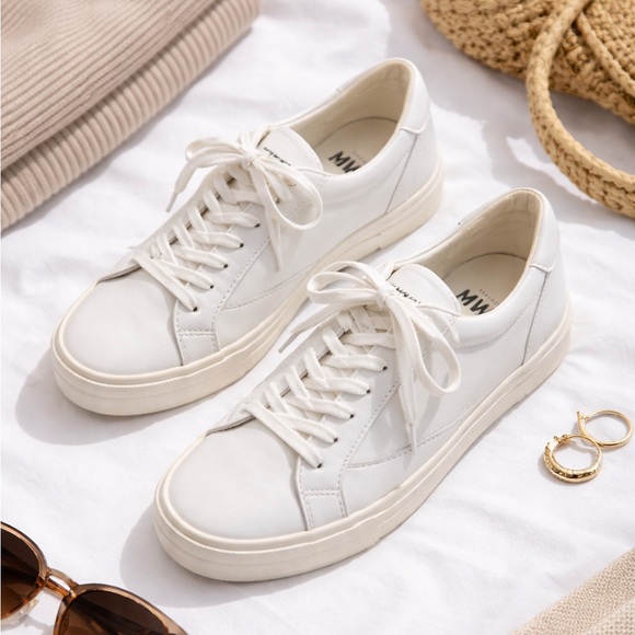 Madewell Shoes - 🤍 Madewell MWL White Leather Sneakers | Women’s 8.5 Casual Chic